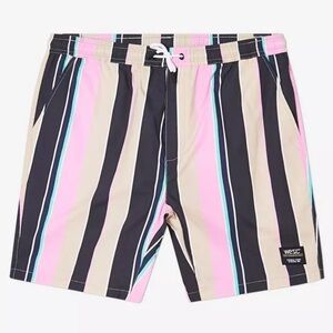WeSC Hampus Lawn Stripe Shorts